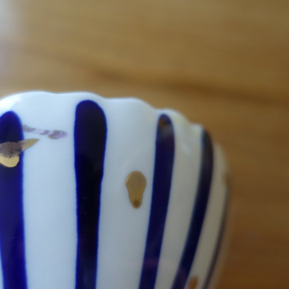 Anthropologie Bridget Bodenham blue gold bowl - Picture 13 of 15